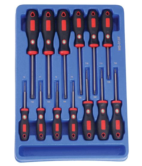 13 Piece Star Screwdriver Set - Genius