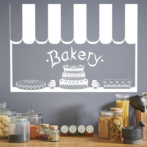 Bakery Shop Wall Sticker Kitchen Wall Decal Cafe Shop Home Decor