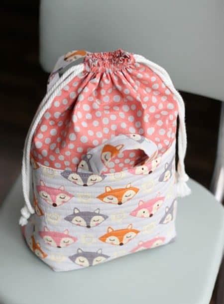 17 Easy Drawstring Bag Patterns to Sew In One Hour or Less - Ideal Me