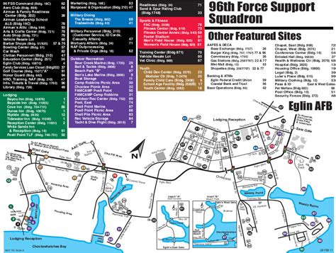 Eglin Afb Map Of Area Around