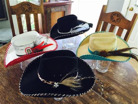 CATZ HATZ Custom cowboy hats. - I love the big, long feathers on these! | Custom cowboy hats ...