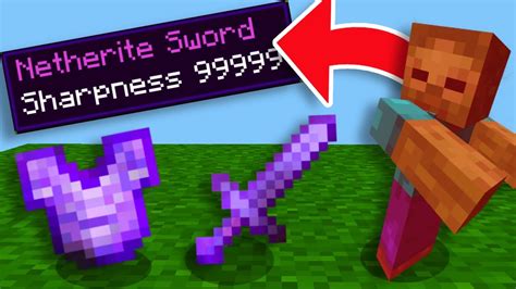 Minecraft But Mobs Drop OP Items - YouTube