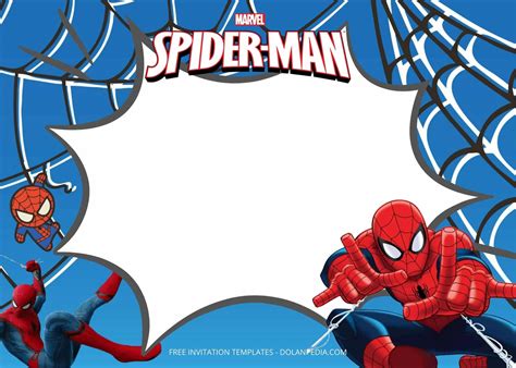 10+ Spiderman Birthday Invitation Templates | Dolanpedia