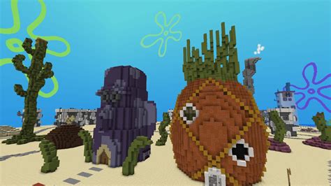 Spongebob Sky Texture Pack Para Minecraft 1.19.4, 1.18.2, 1.17.1, 1.16. ...