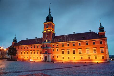 Royal Castle in Warsaw, Poland at the Evening Stock Photo - Image of night, cityscape: 31749548