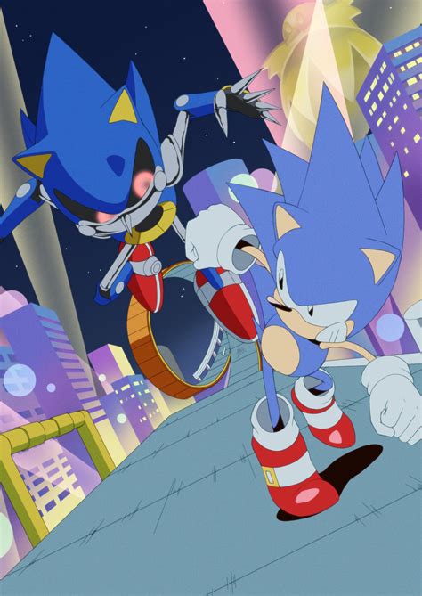 sonic and metal sonic - Sonic the Hedgehog Wallpaper (44410841 ...