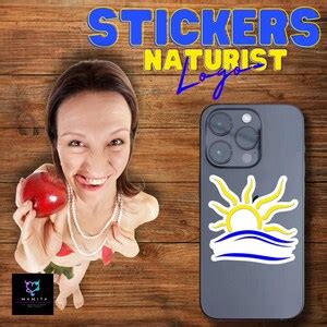 25 Pack Naturist Logo Stickers 3 Sizes vinyl - Etsy Australia