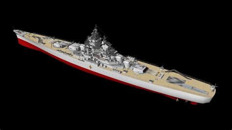 FRENCH+NAVY+BB+LYON+BATTLESHIP+ALSACE+CLASS | 3D Warehouse