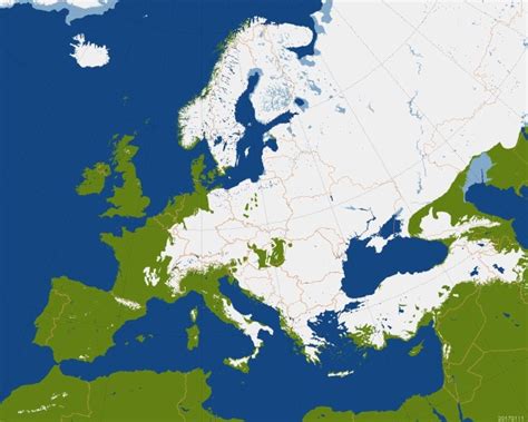 weatherevents: Snow coverage across Europe, this... - Maps on the Web