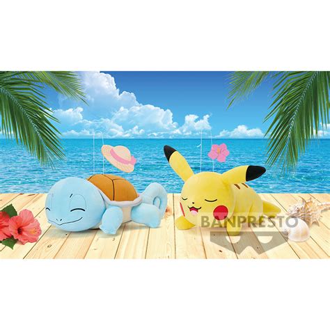 Pokémon BIG PLUSH Pokémon summer～SQUIRTLE･PIKACHU～ | Banpresto Products | BANPRESTO