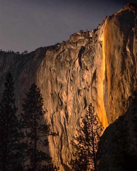 Yosemite Firefall Ignites Horsetail Fall with a Brilliant Illusion