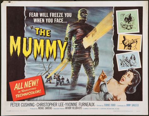 THE MUMMY (1959) Original Hammer Horror US Half Sheet Film Movie Poster | Picture Palace Movie ...