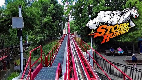 Storm Runner HD Front Seat On Ride POV & Review, Launched Intamin ...