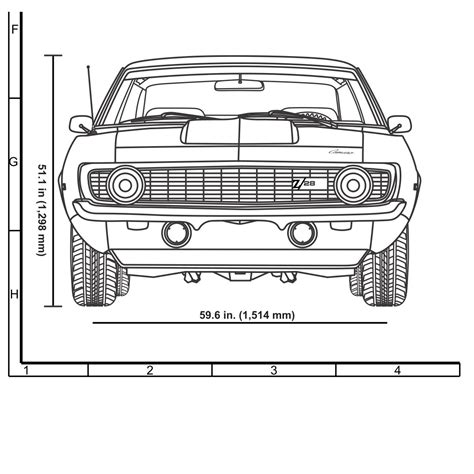 Coming soon to the Blueprint Artwork Chevrolet Collection! 1969 Camaro Z/28 | Camaro z, Laser ...