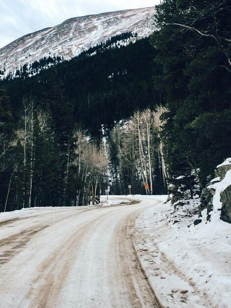 Premium Photo | Snow Roads