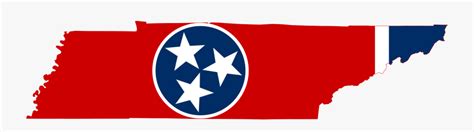 Tennessee Clip Art - Tennessee State Flag Map , Free Transparent Clipart - ClipartKey