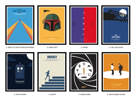 Minimalist Movie Posters Movie Home Decor Movie Gift Movie - Etsy UK