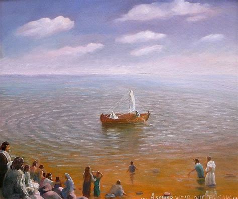 Jesus By The Sea Of Galilee