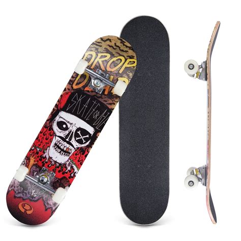 CCTRO Skateboards 31" Pro Skateboard Complete, 8 Layer Maple Skateboard ...