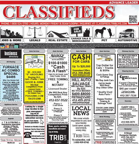 Pittsburgh Pennysaver - Trib Total Media Classifieds