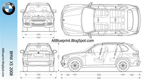 All BluePrint: BMW X5 2008 2560x1440 Blueprint