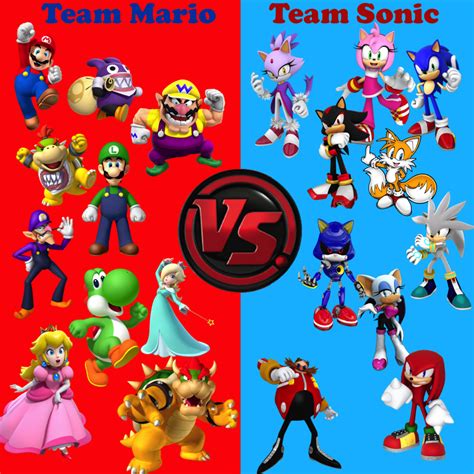 Mario And Sonic X Characters