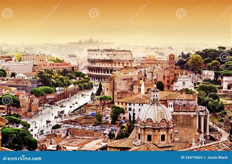 Rome Skyline Stock Images - Image: 24479664