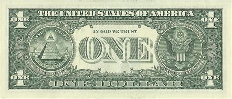 File:US one dollar bill, reverse, series 2009.jpg - Wikimedia Commons
