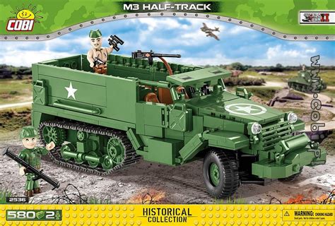 COBI WW2 2536 - M3 Half - Track APC. Historiske WWII byggeklodser fra ...