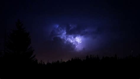 2022 뇌우 - Heavy Thunderstorm Sounds | Relaxing Rain, Thunder ...