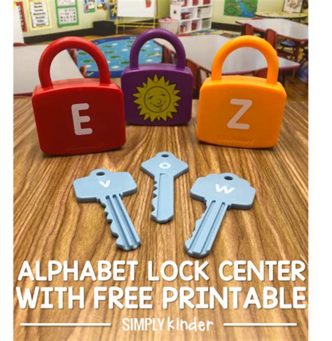 alphabet lock center Alphabet Matching, Alphabet Writing, Teaching The Alphabet, Alphabet ...