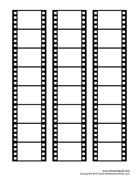 film-strip-template-vertical - Tim's Printables