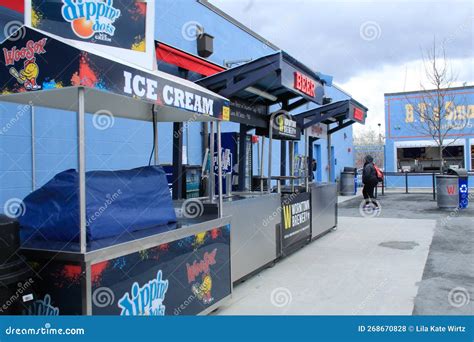 Ice Cream, Dippin Dots Vendor at Polar Park Ballfield, Snack Vendors ...