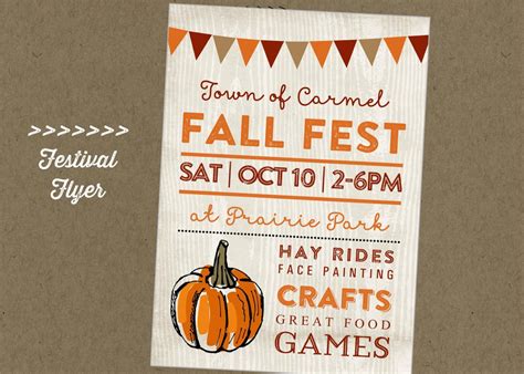 Fall Fest Printable Flyer Festival Craft Fair Vendor