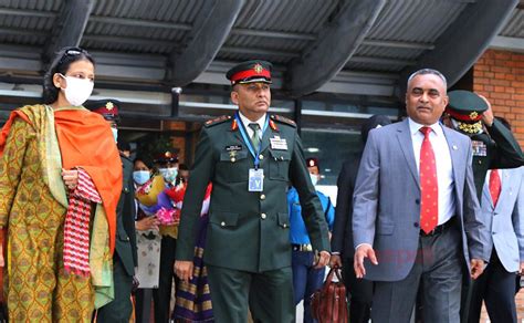 Indian Army Chief Manoj Pandey arrives in Kathmandu (With video ...