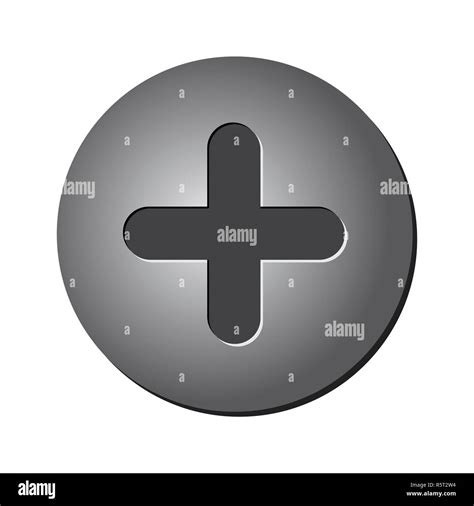 Screw head isolated vector symbol icon design Stock Photo - Alamy