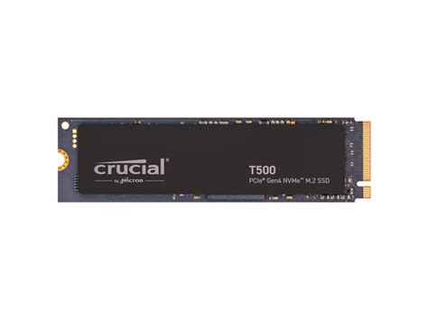 Crucial T500 500GB Gen4 NVMe M.2 Internal Gaming SSD, Up to 7200MB/s ...