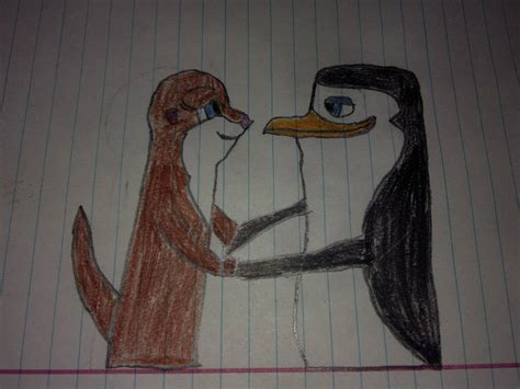 Skipper and Marlene holding hands by Sally-thehedgehog on DeviantArt