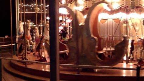 Blackpool North Pier Carousel Night Time - YouTube