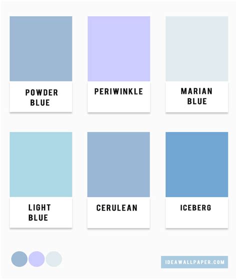 Blue hues color palette | Blue color combinations, Light blue paints, Light blue rooms