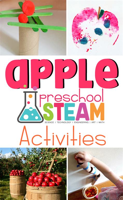 Fun, Hands-On Apple STEAM Activities for Preschoolers - Preschool STEAM