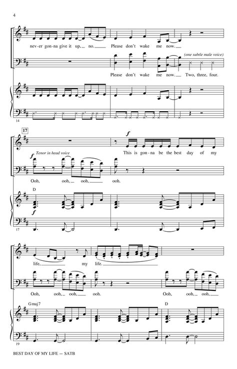 Best Day of My Life Sheet Music by Roger Emerson (SKU: 00129803 ...