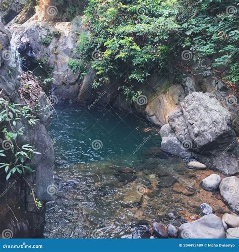 Curug Leuwi Hejo stock image. Image of curug, indonesia - 204492489