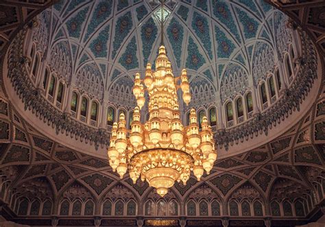 Chandelier, Sultan Qaboos Grand Mosque, Muscat, Oman | Flickr