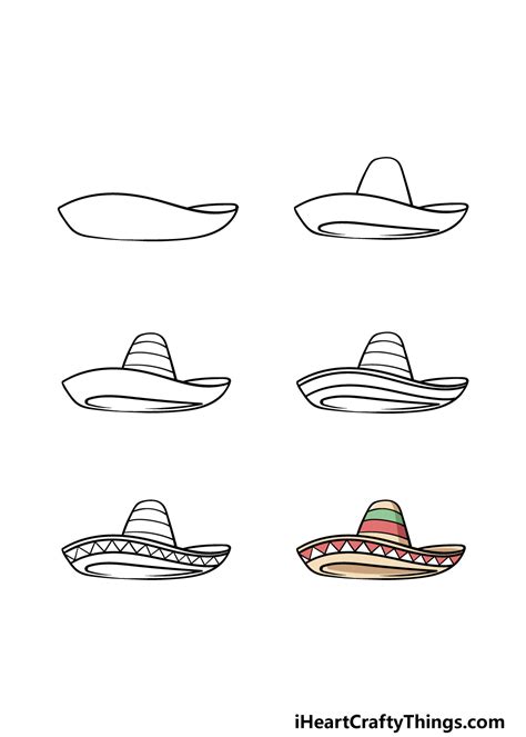 Sombrero Pencil Drawing