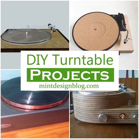 21 DIY Turntable Projects To Play Rhythms - Mint Design Blog