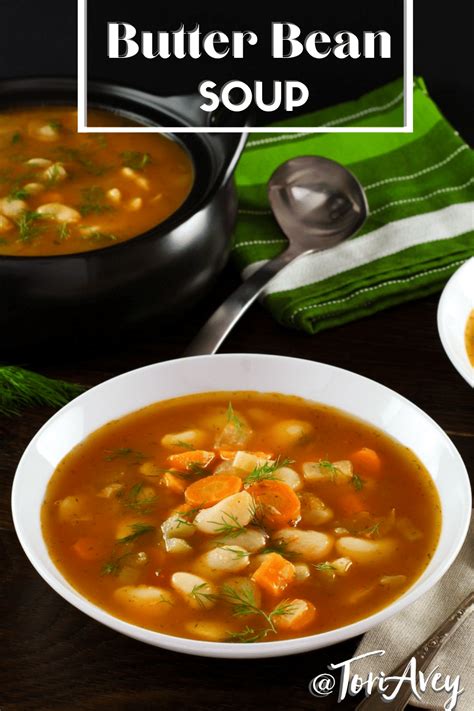 Butter Bean Soup - Healthy and Delicious Vegan Soup