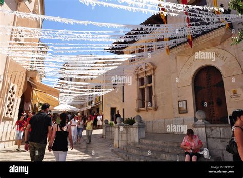 The Old Town in Alcudia, Mallorca Stock Photo - Alamy