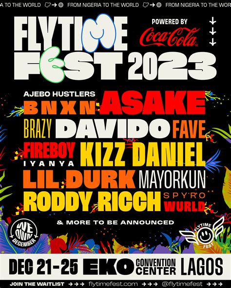 Flytime Promotions to Celebrate 19 Years of Entertainment with Star-Studded 2023 Afrobeats ...