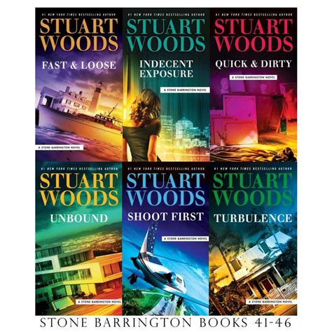 Stuart Woods STONE BARRINGTON Series Collection Set of Paperback Books ...